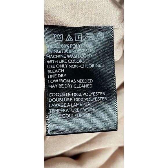 URBAN OUTFITTERS Womens Dress Midi M Spaghetti Strap Rose Tyrie Deep‎ V Neck - Picture 7 of 7